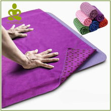 Load image into Gallery viewer, Non Slip Yoga Mat Cover Towel Anti Skid